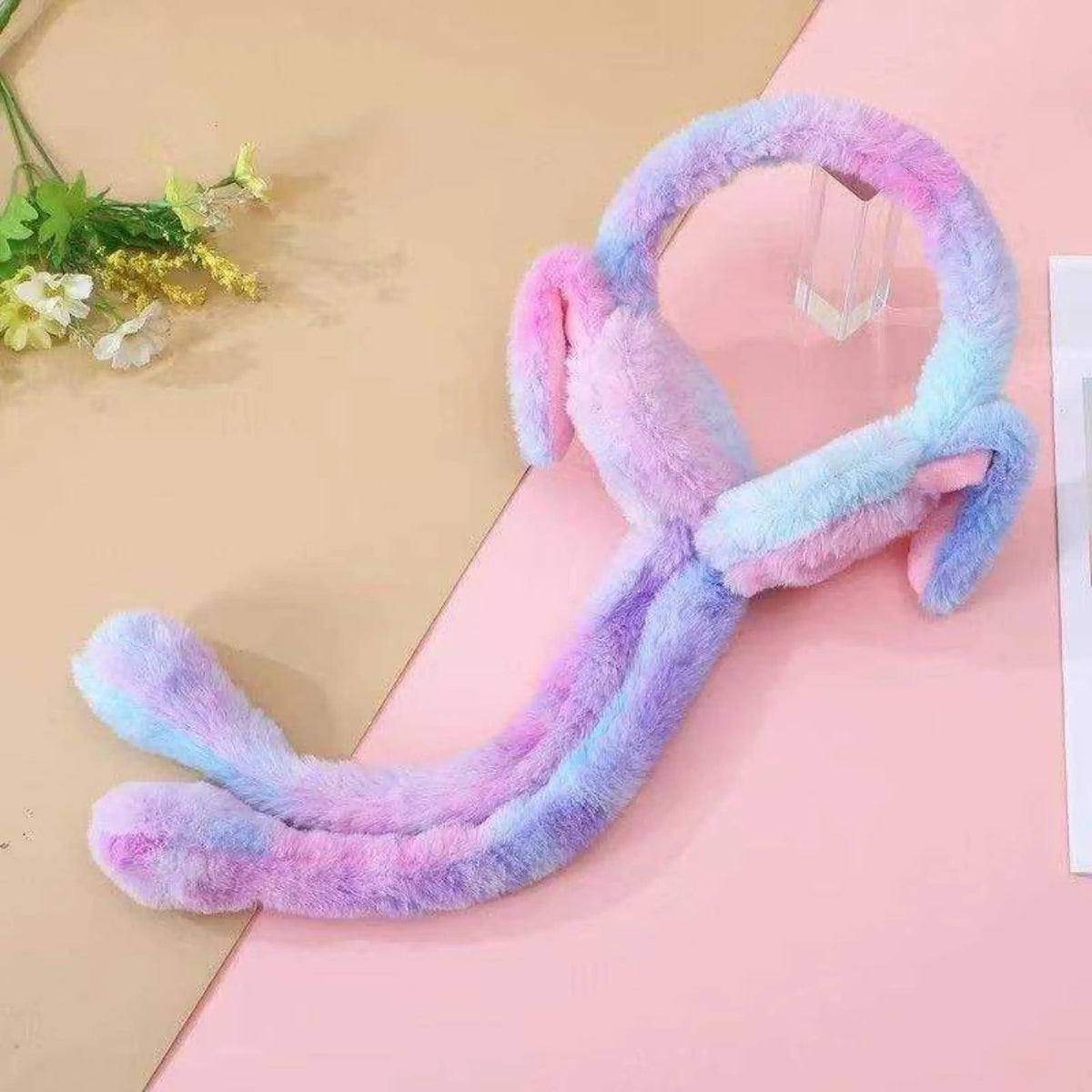 cute bunny flapping ear earmuffs kids