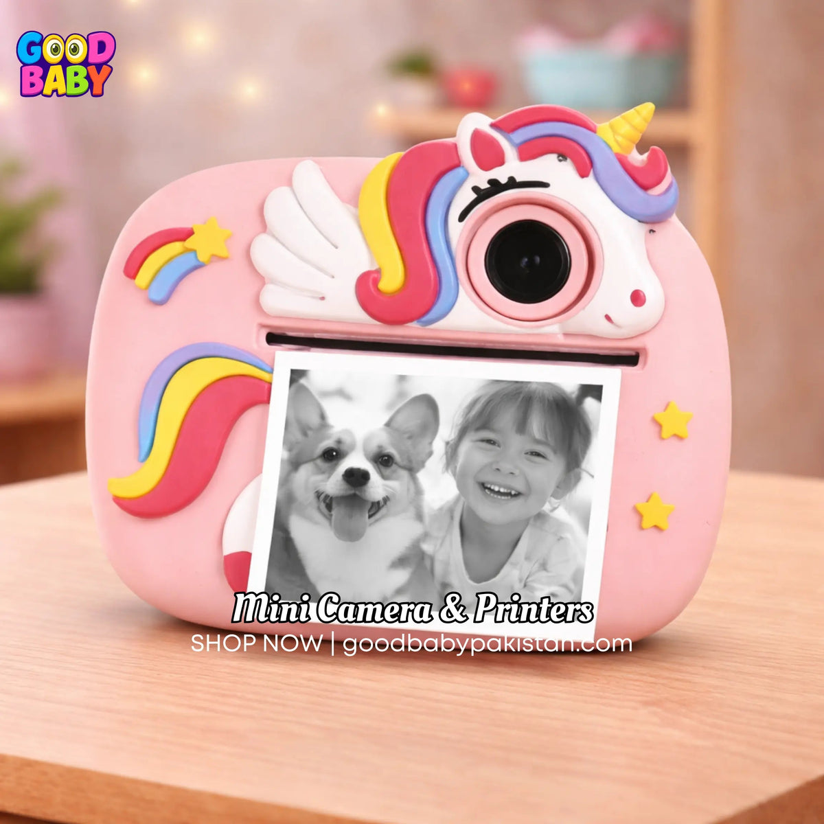 cute unicorn kids camera ToysWalaPK