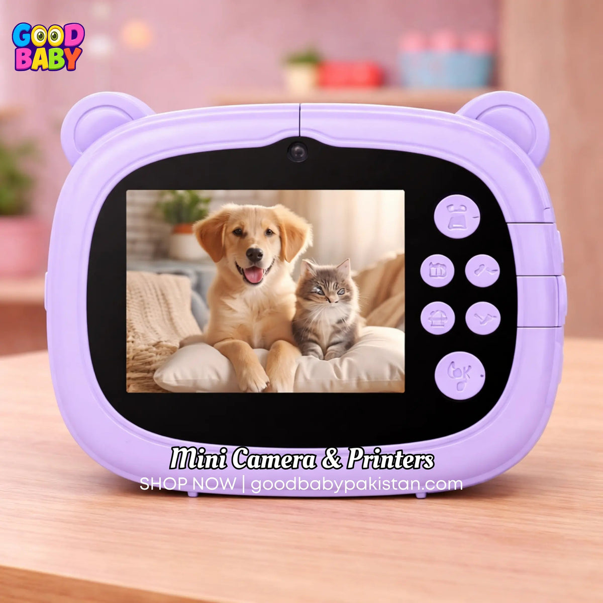 deer shape kids camera with thermal printing