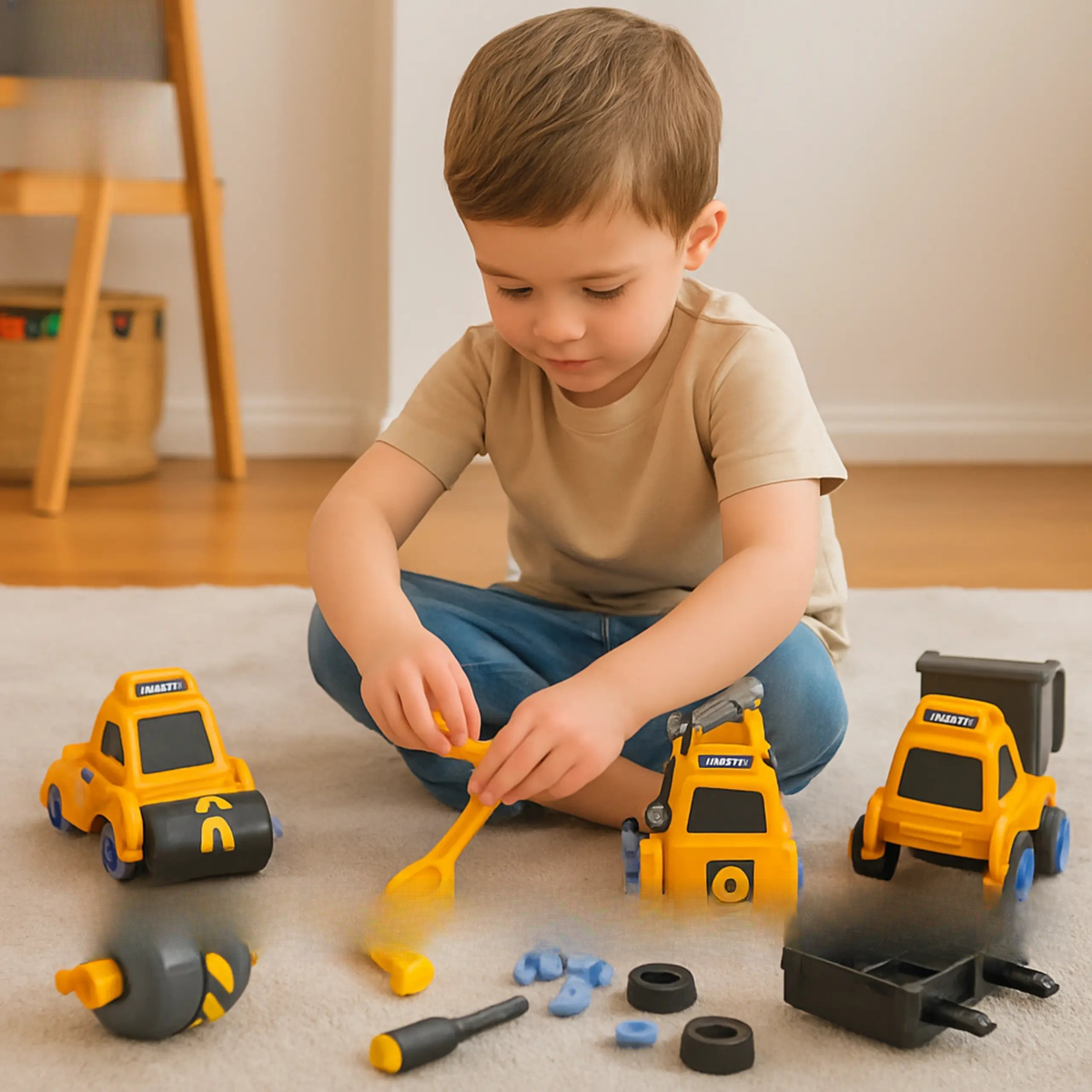 DIY Truck Building Set for Kids – Construction Toy ToysWalaPK