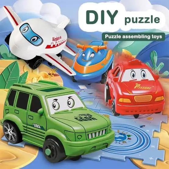 "Interactive Train Track Set for Kids – Flexible Railway Puzzle Toy with Lights and Music – Best Educational Toy for Boys and Girls"