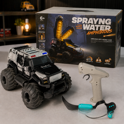 RC Police Monster Truck with Gesture Control Wristband