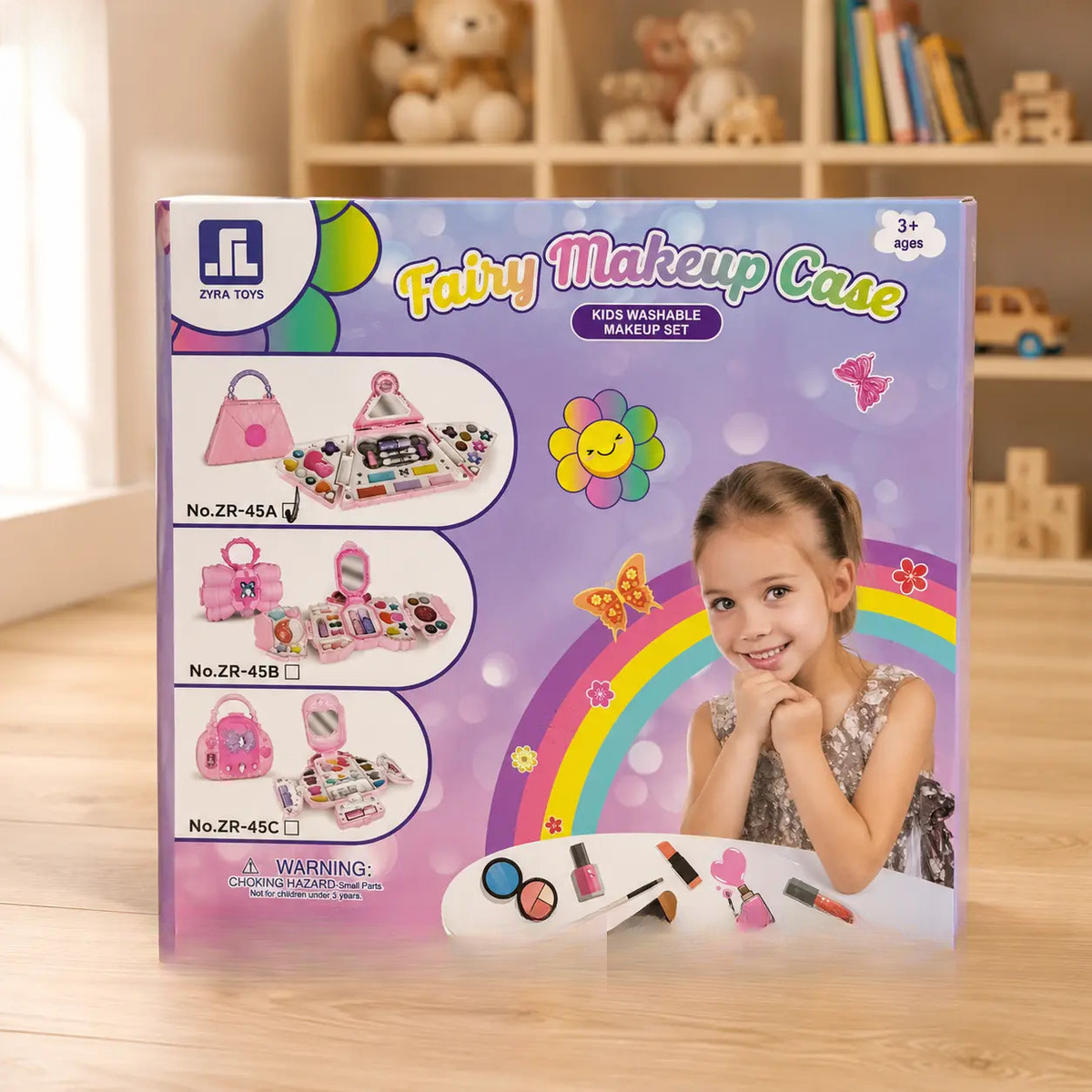 Fairy Makeup Case Kids Washable Makeup Set