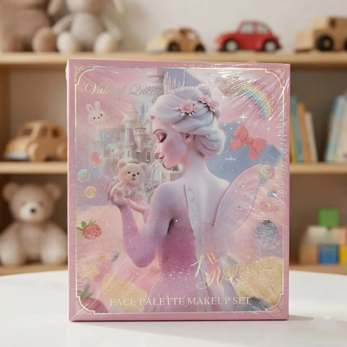 Girls fold-out makeup play set