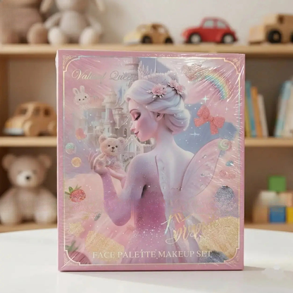 Girls fold-out makeup play set