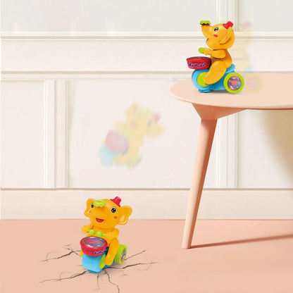 fun elephant toy with drum and music