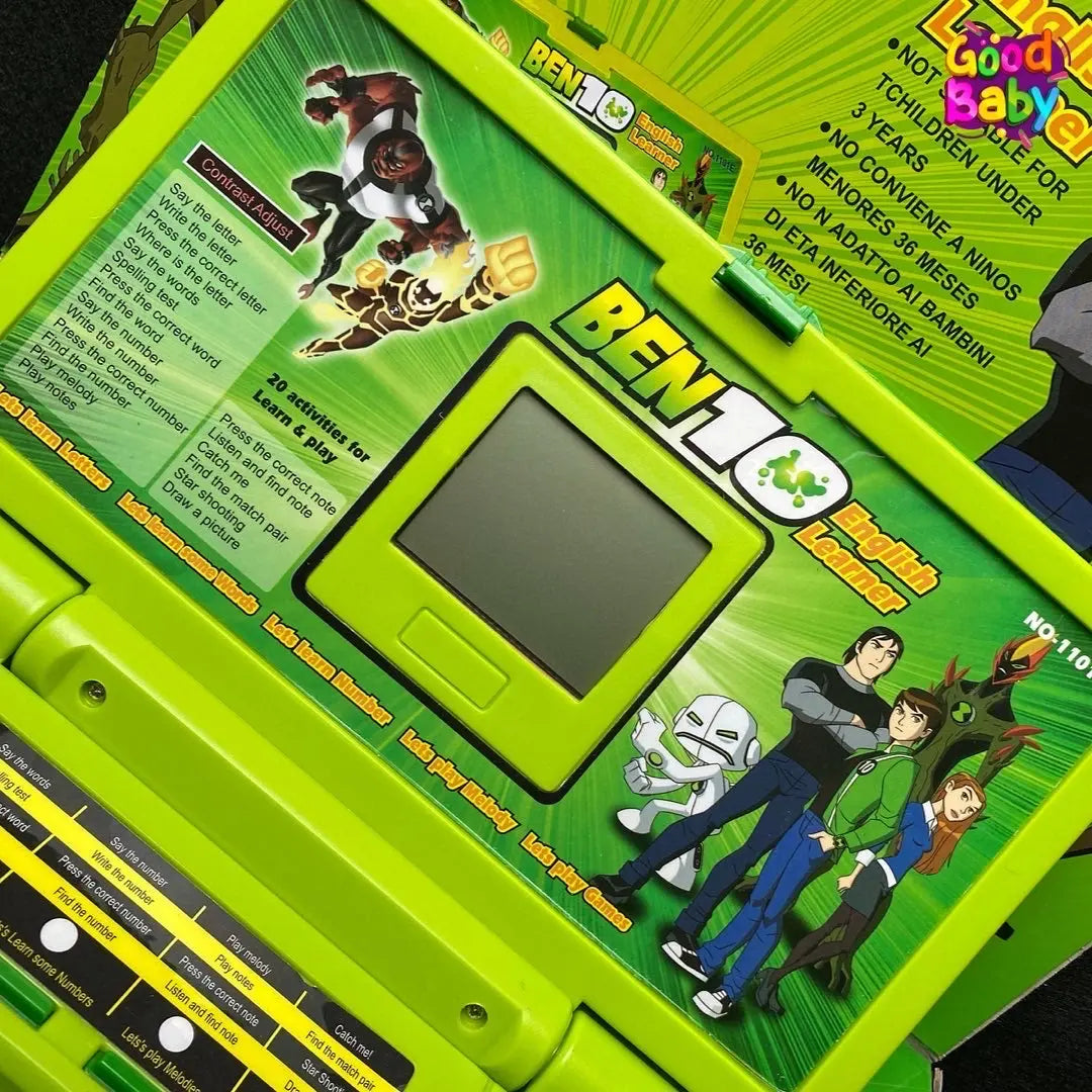 fun learning ben 10 laptop for toddlers