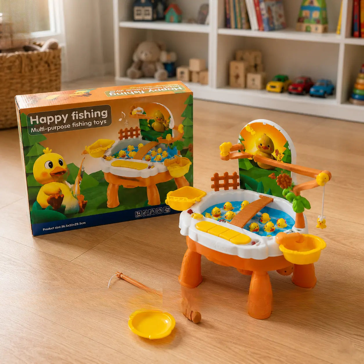 Happy Fishing Water Game Set for Kids with Table & Duck for Kids