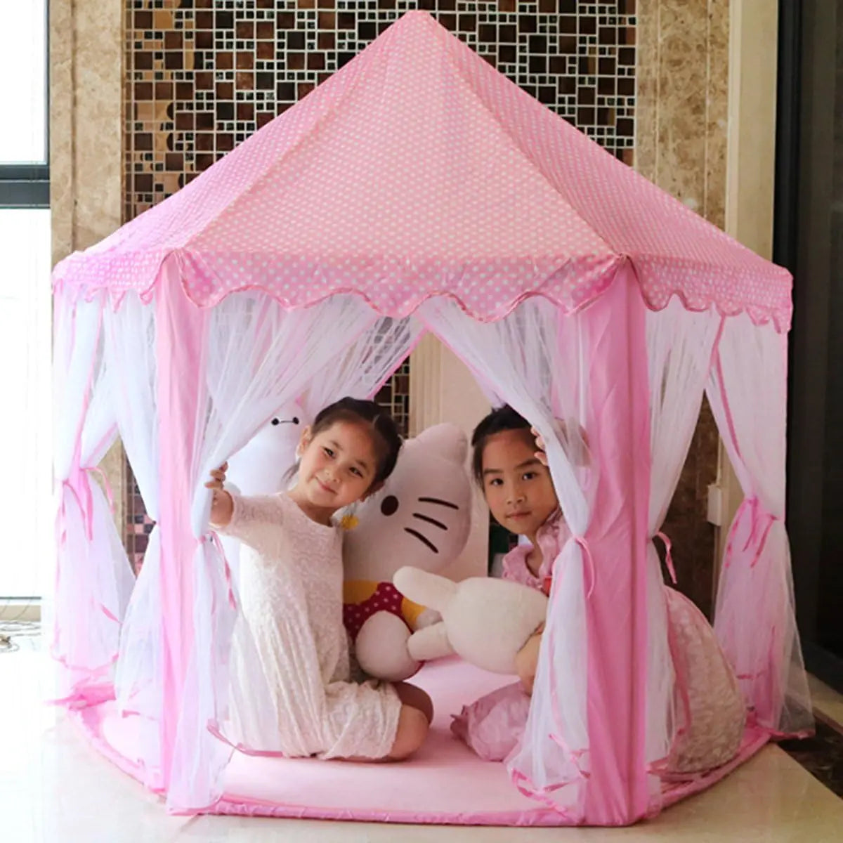 indoor outdoor kids castle playhouse