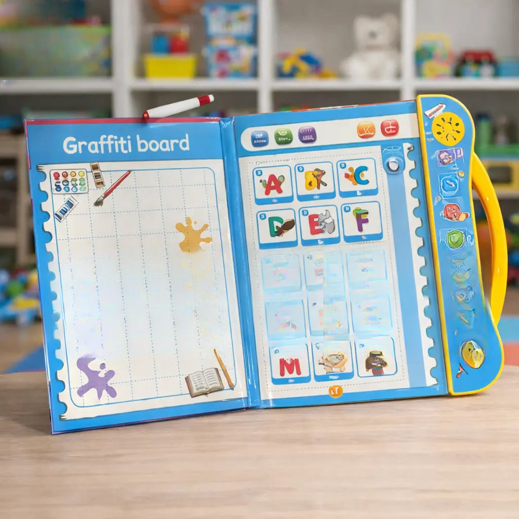 Kids audio learning book with music