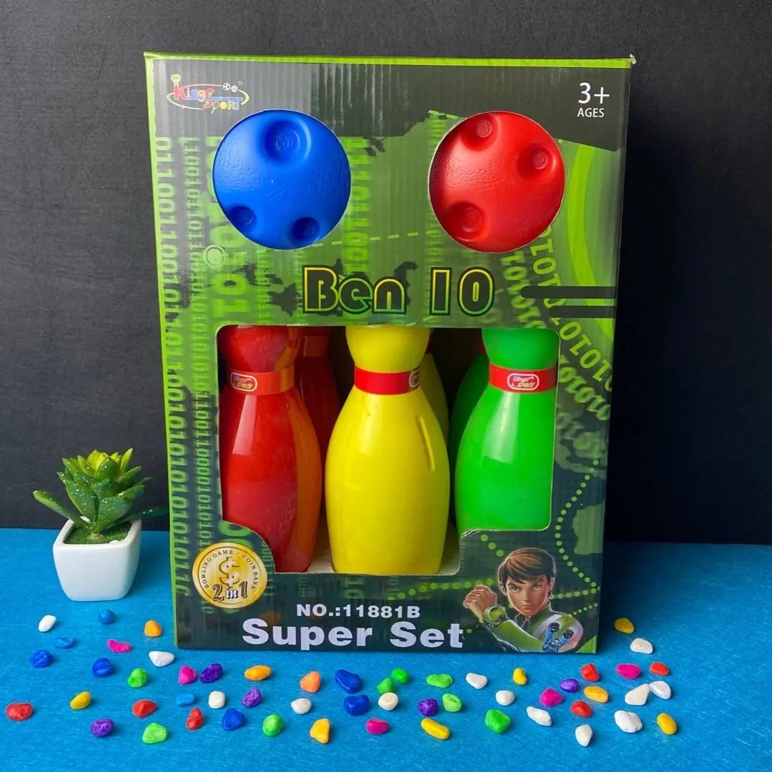 Kids bowling game to improve hand-eye coordination