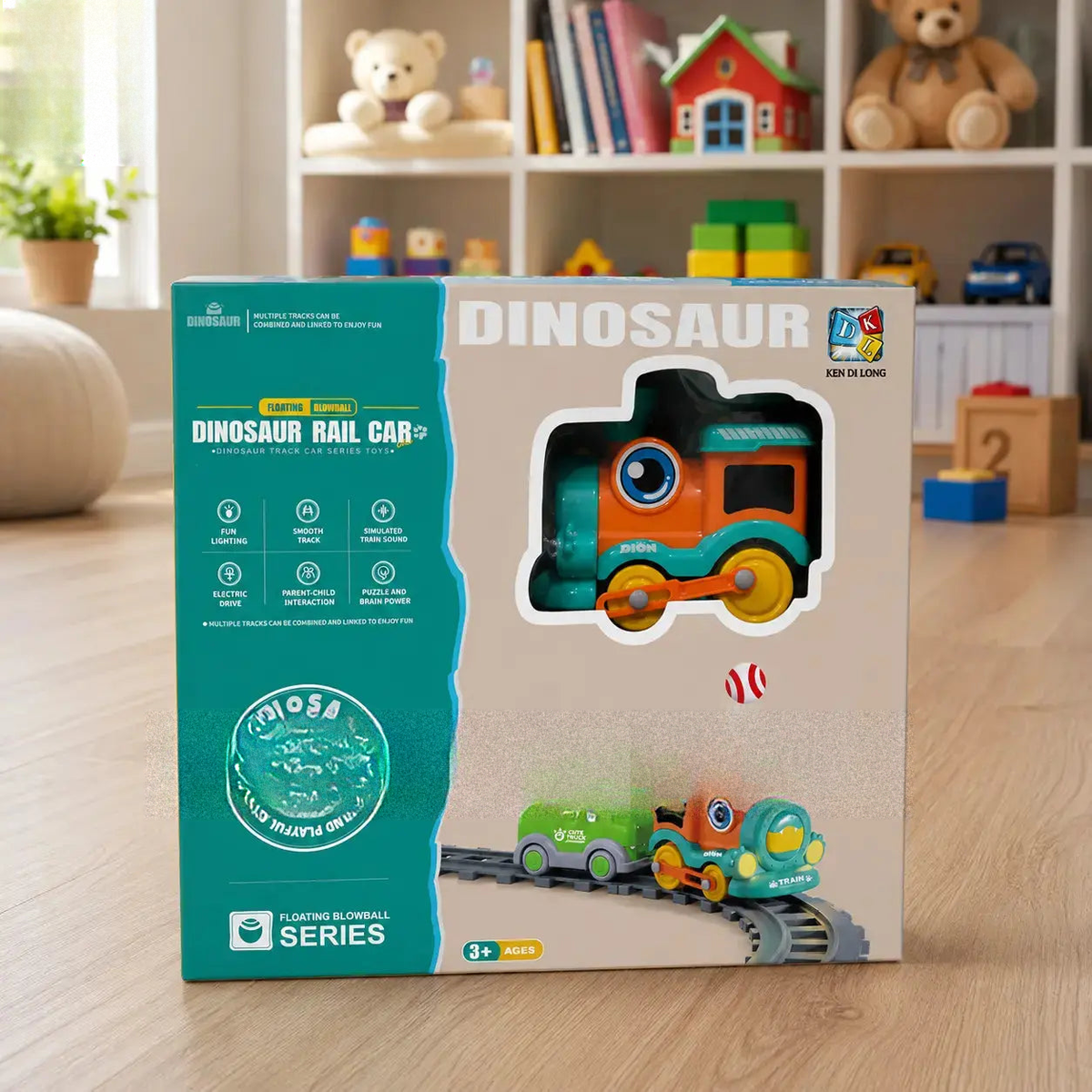 Dinosaur train track play set for toddlers