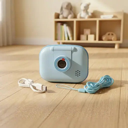 Blue Kids Digital Camera with Flip Lens and Games | ToysWalaPK