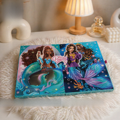 princess makeup set gift box for girls