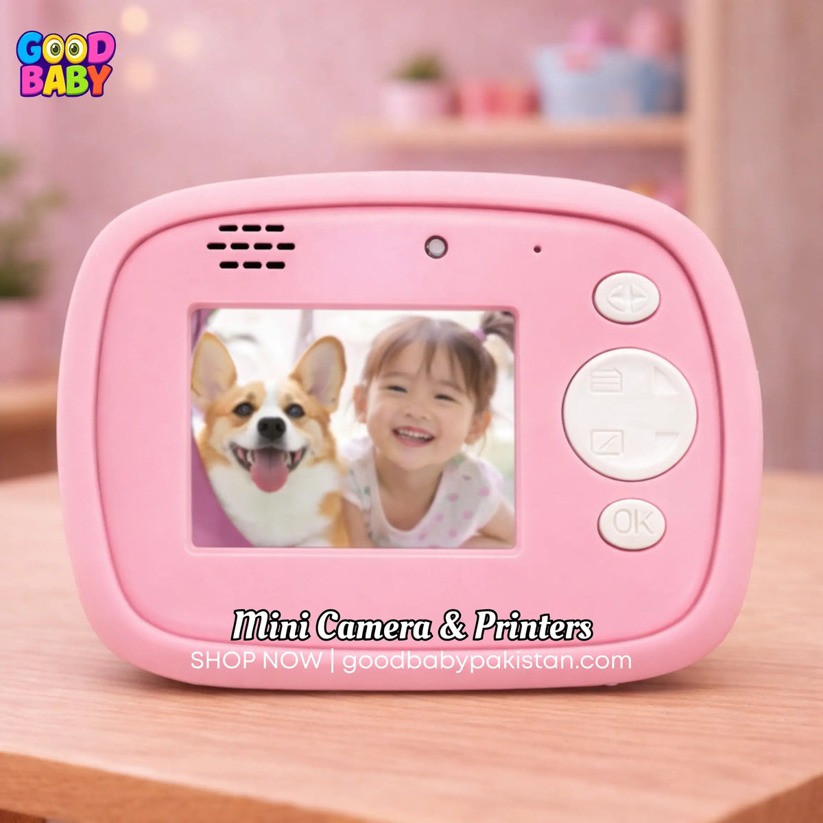 kids camera with printer for children