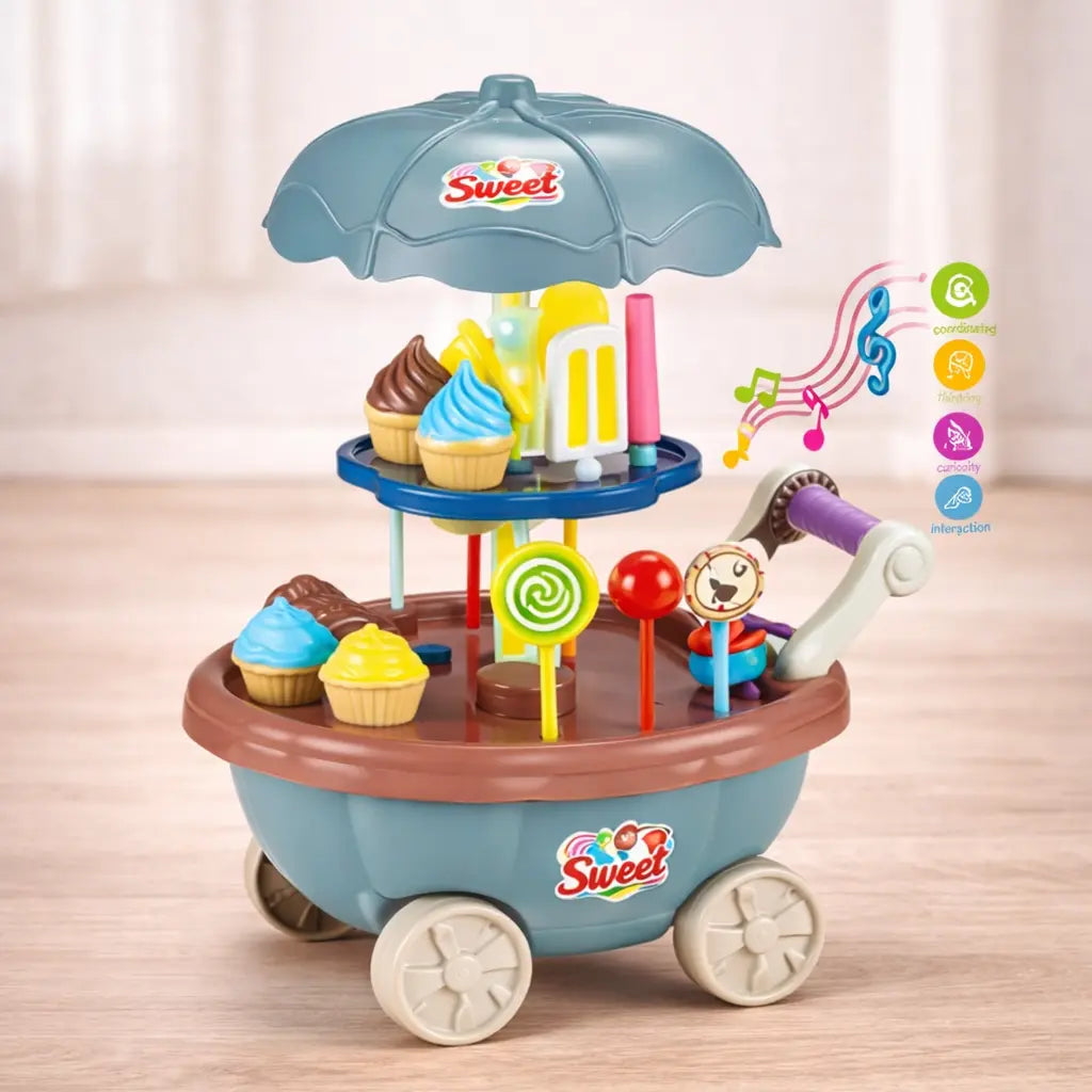 kids role play ice cream shop toy with music and lights