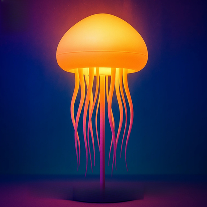 ToysWalaPK LED Jellyfish Night Light – Aesthetic Color Changing Lamp for Room Decor Pakistan