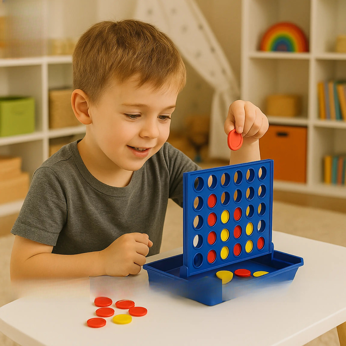 Line Up 4 Strategy Board Game for Kids & Adults ToysWalaPK