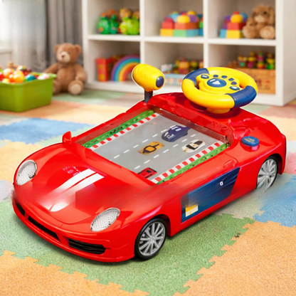 Little Hero steering racing game toy for kids