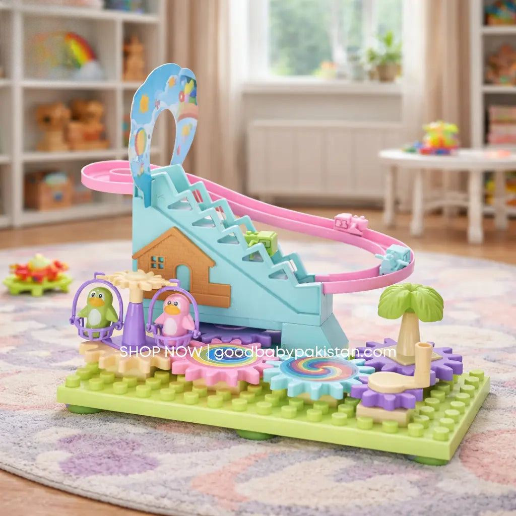 ToysWalaPK manual block track toys