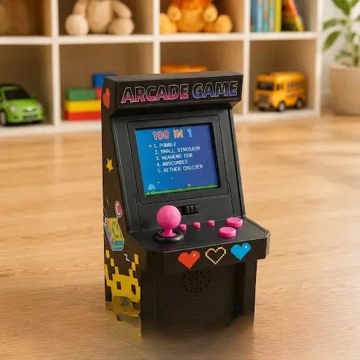 Kids arcade gaming toy with joystick