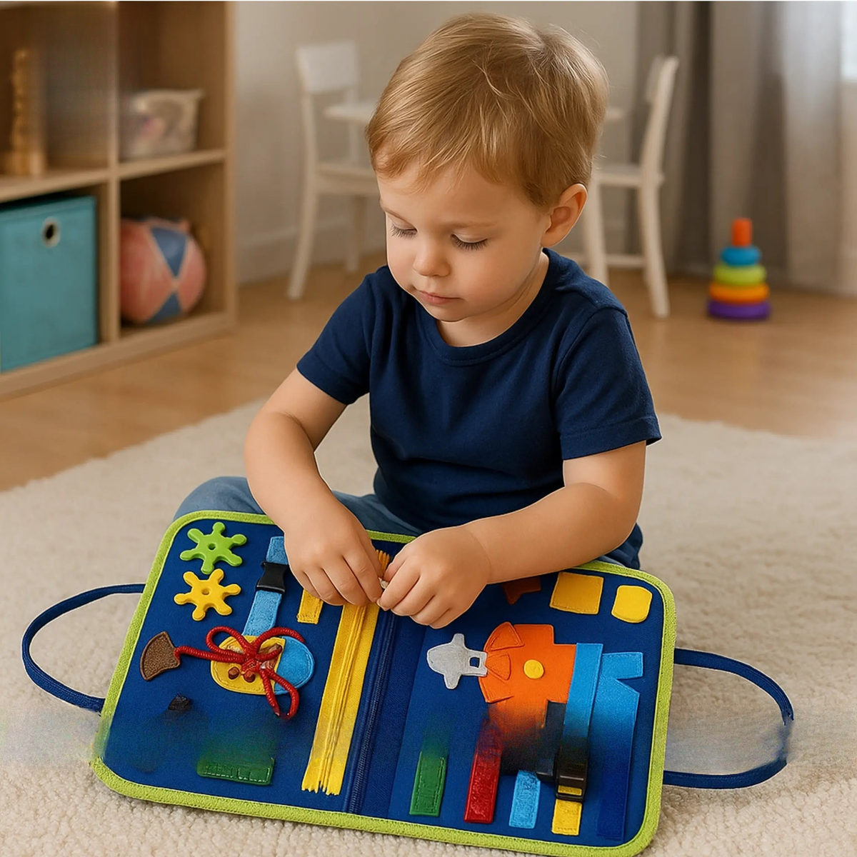 Montessori toddler busy book