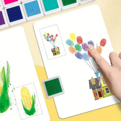 "Non-Toxic Finger Painting for Kids - Creative Doodle Coloring Book for Toddlers in Pakistan"