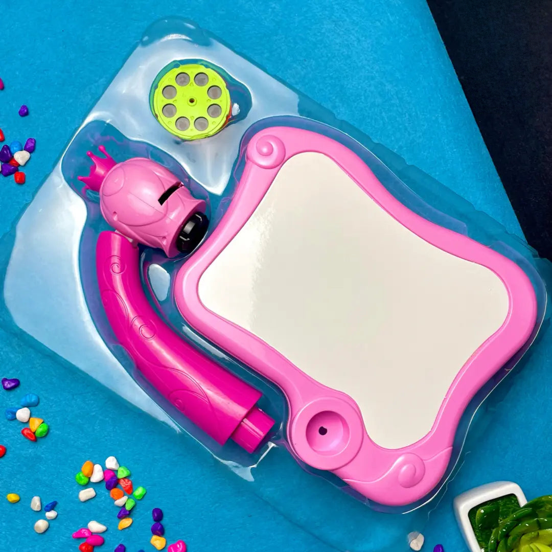 educational pink projector drawing desk for kids in pakistan