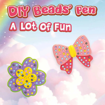 plastic bead pen craft set
