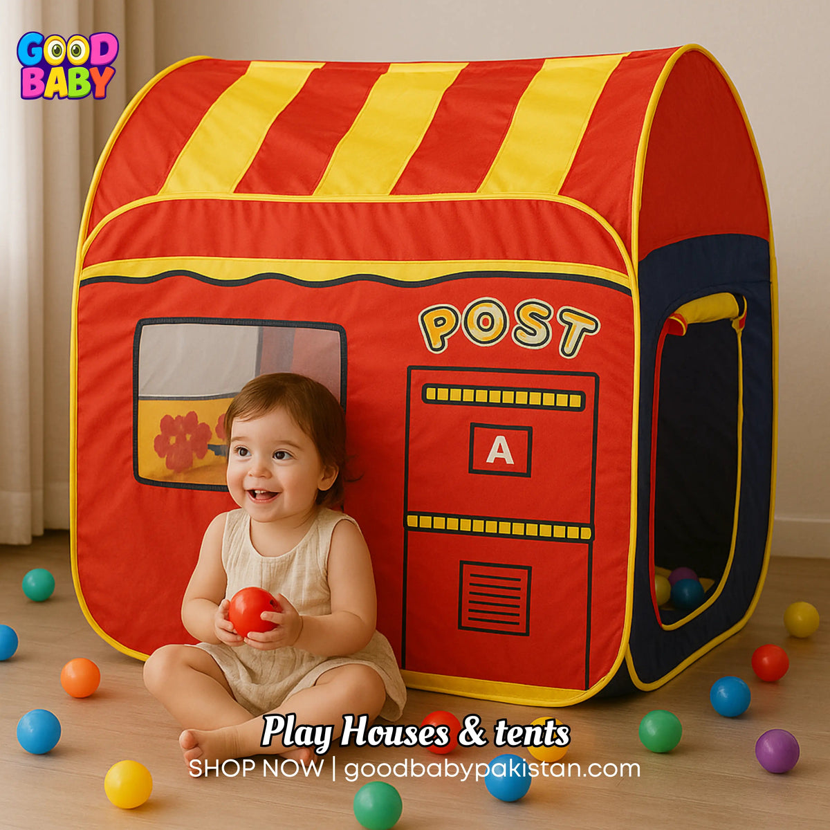 post office themed kids playhouse ToysWalaPK