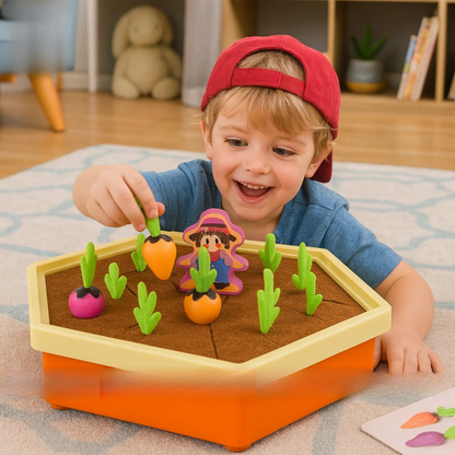 radish farm memory game for kids