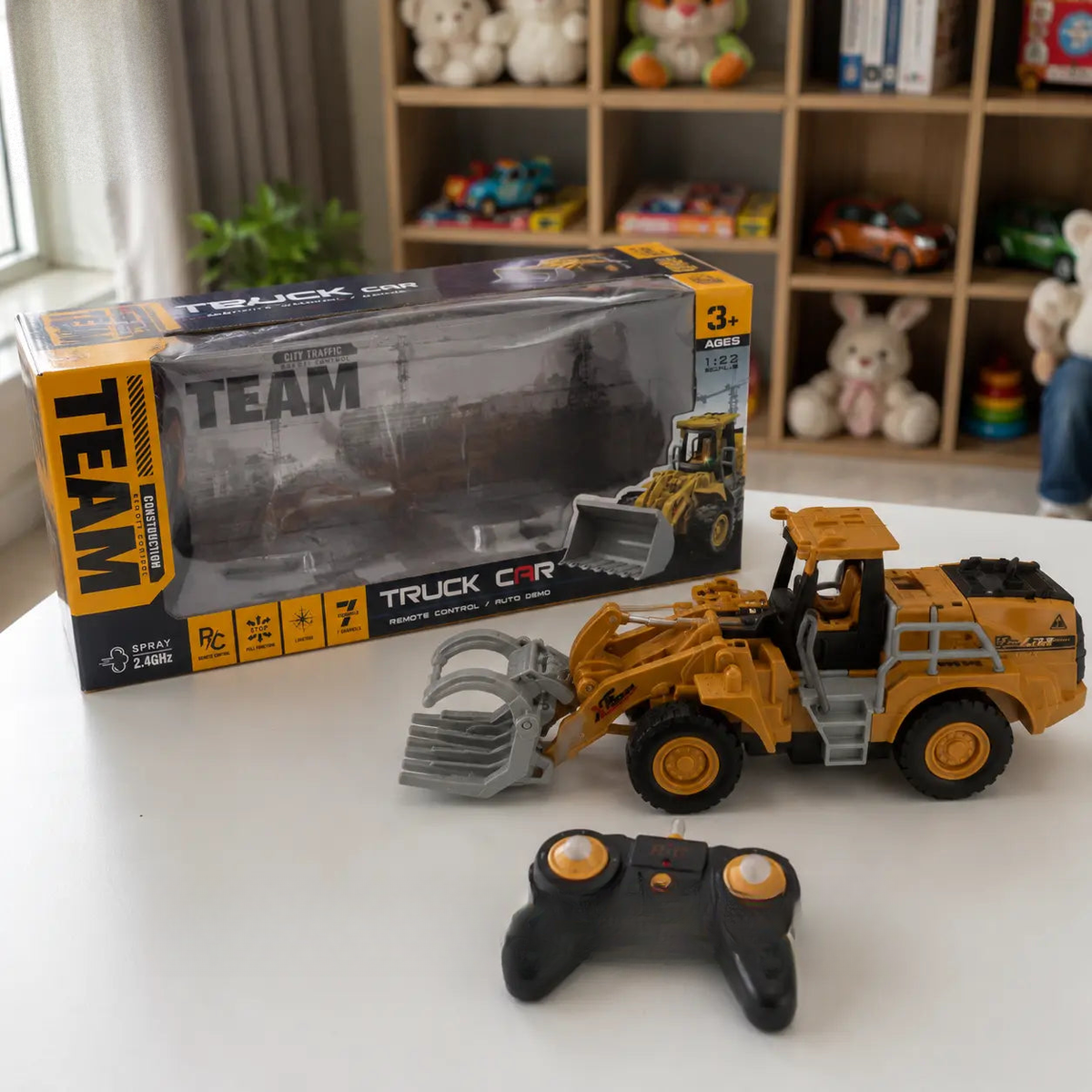 RC construction truck toy for kids in Pakistan