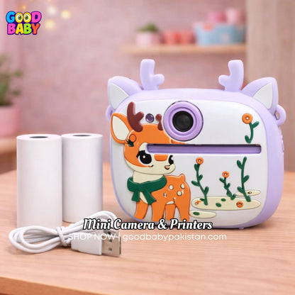 rechargeable kids instant print camera
