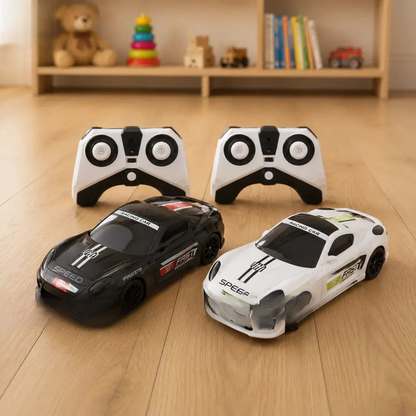 2 cars remote control racing toy