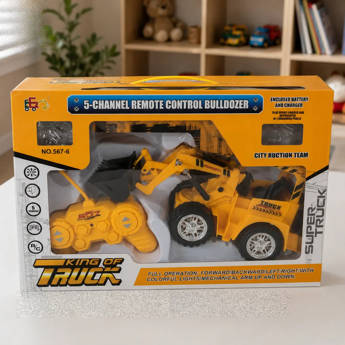 RC construction excavator toy by ToysWalaPK