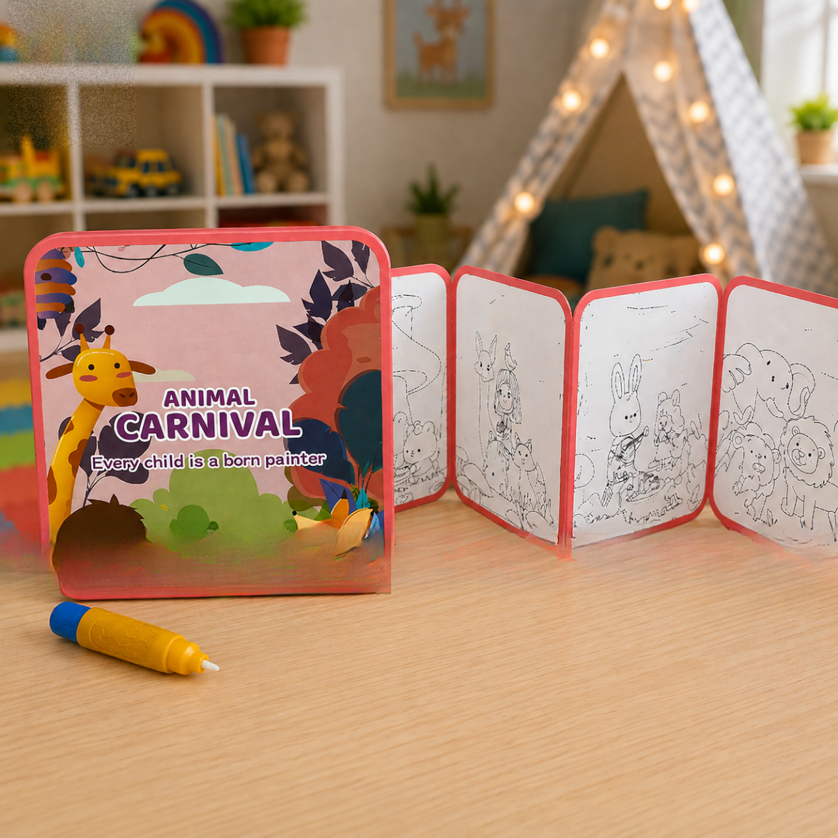 Kids Animal Coloring Book with Magic Water Pen