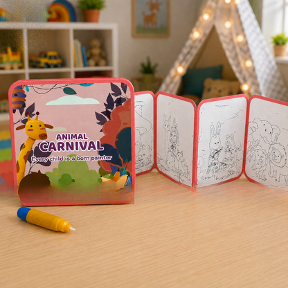 Kids Animal Coloring Book with Magic Water Pen