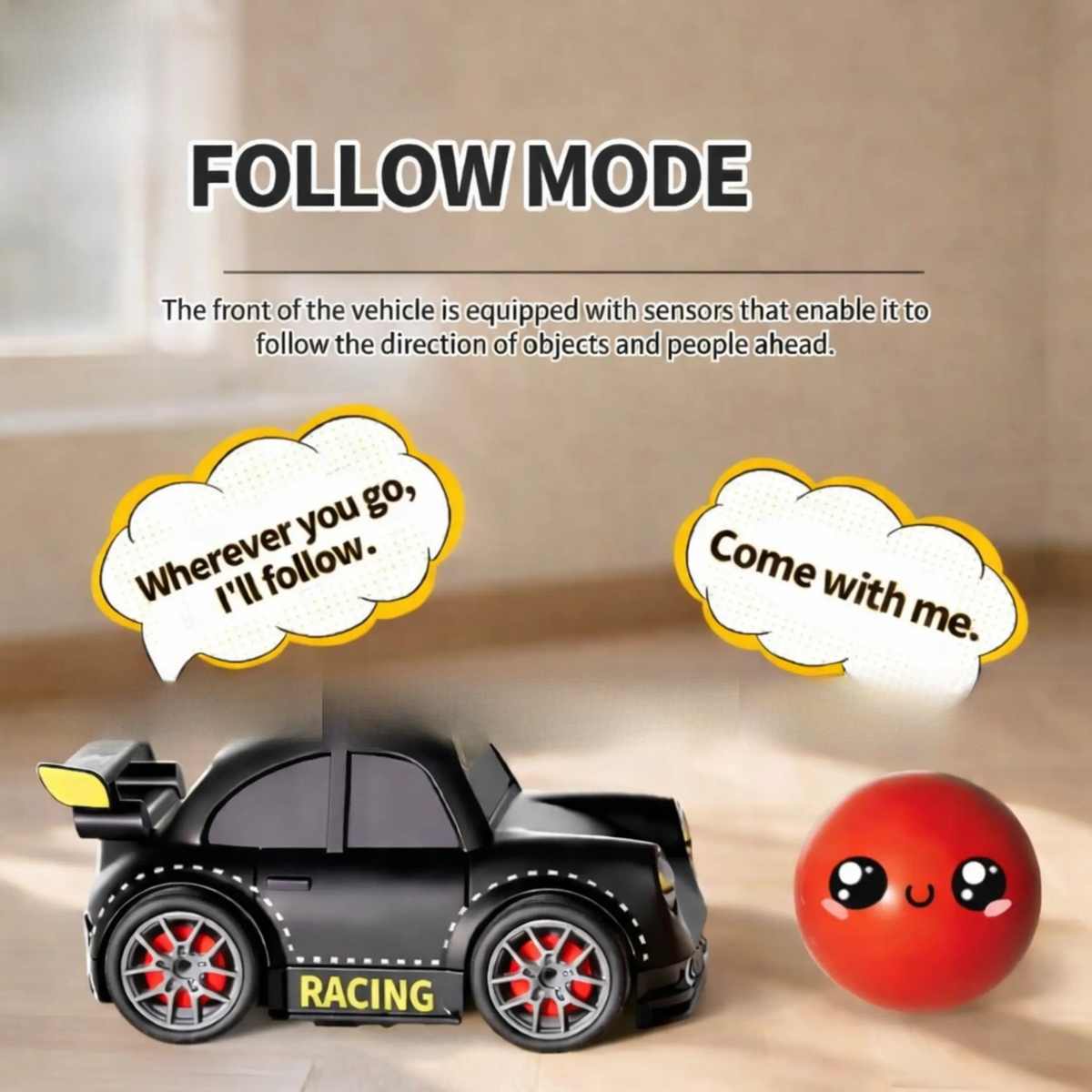 Electronic remote control toy car