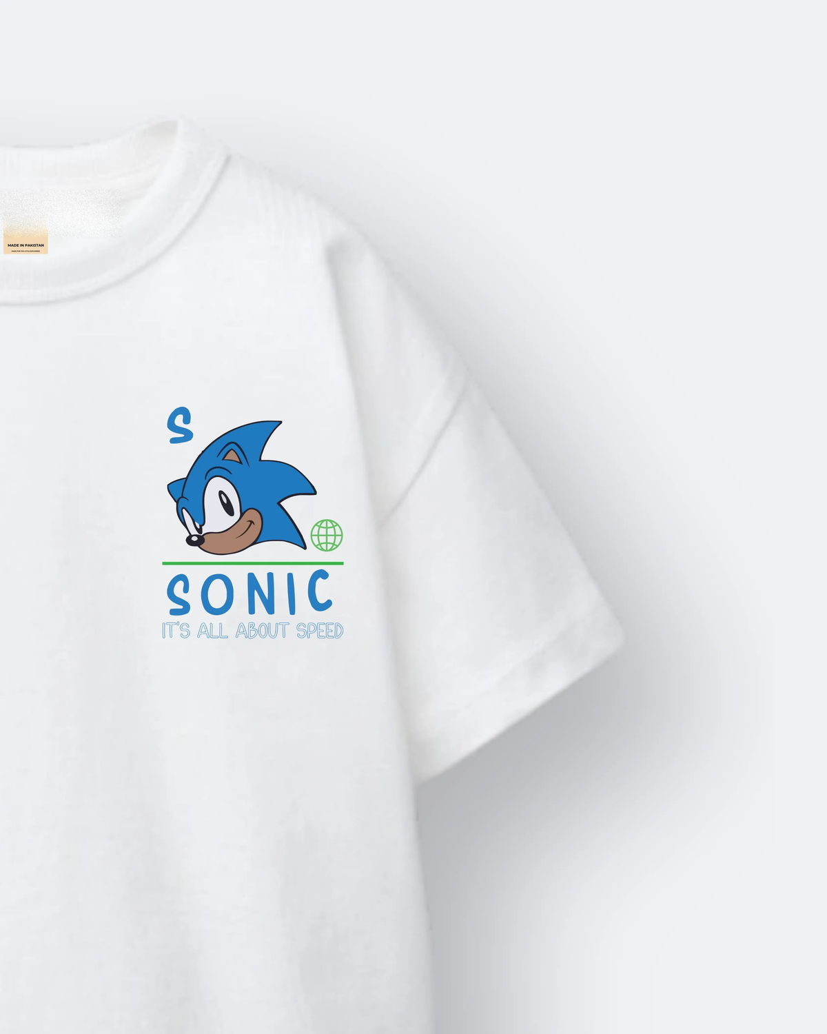 Sonic the Hedgehog print t-shirt Pakistan