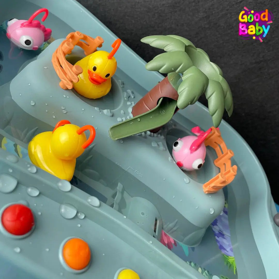 spinning go fishing game set for kids indoor play
