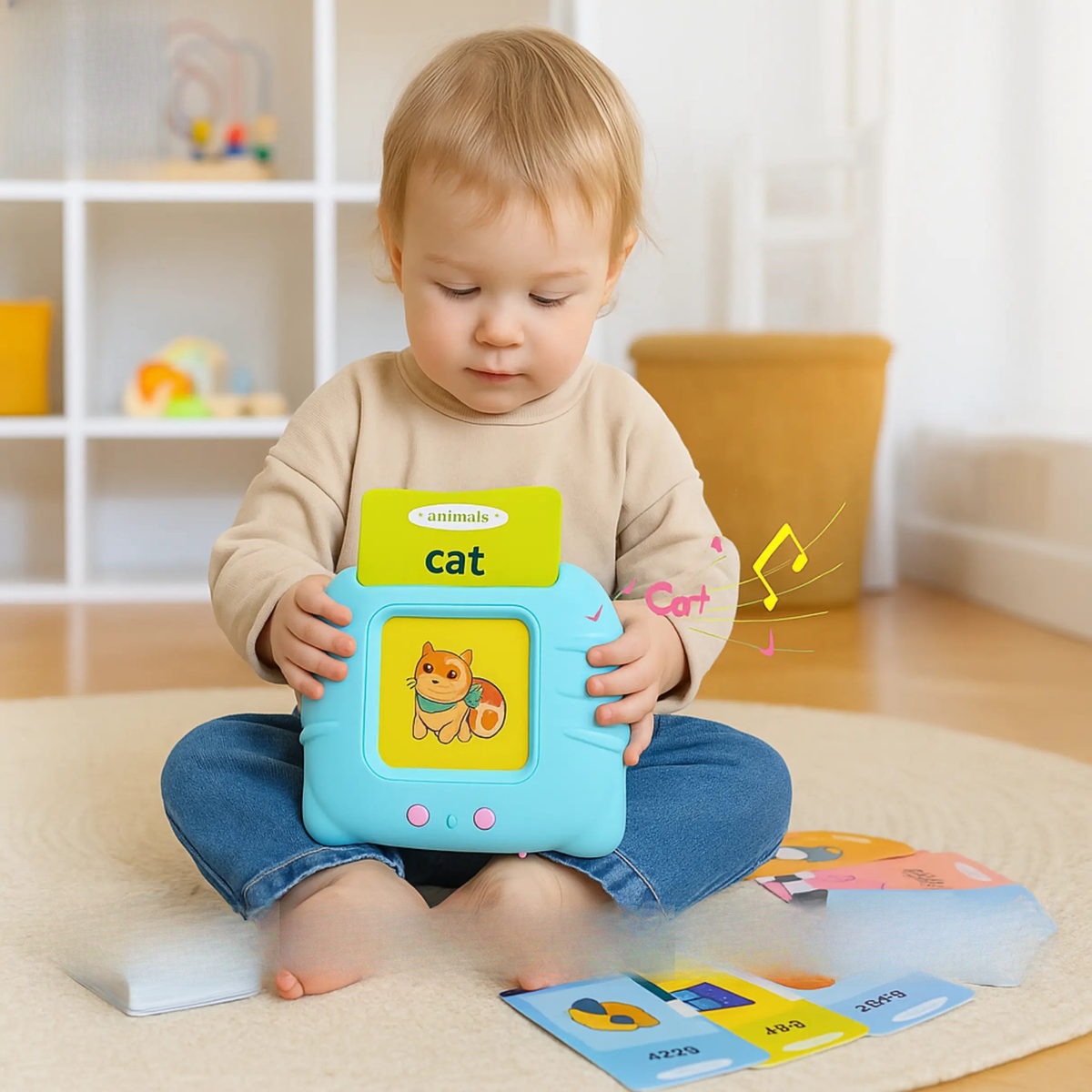 Educational Flash Card Device for Toddlers Vocabulary Building Pakistan”