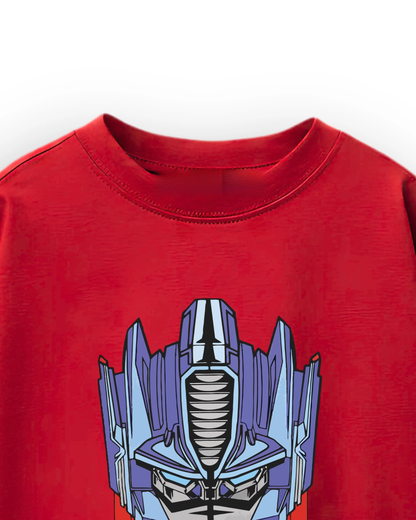 Optimus Prime inspired character shirt