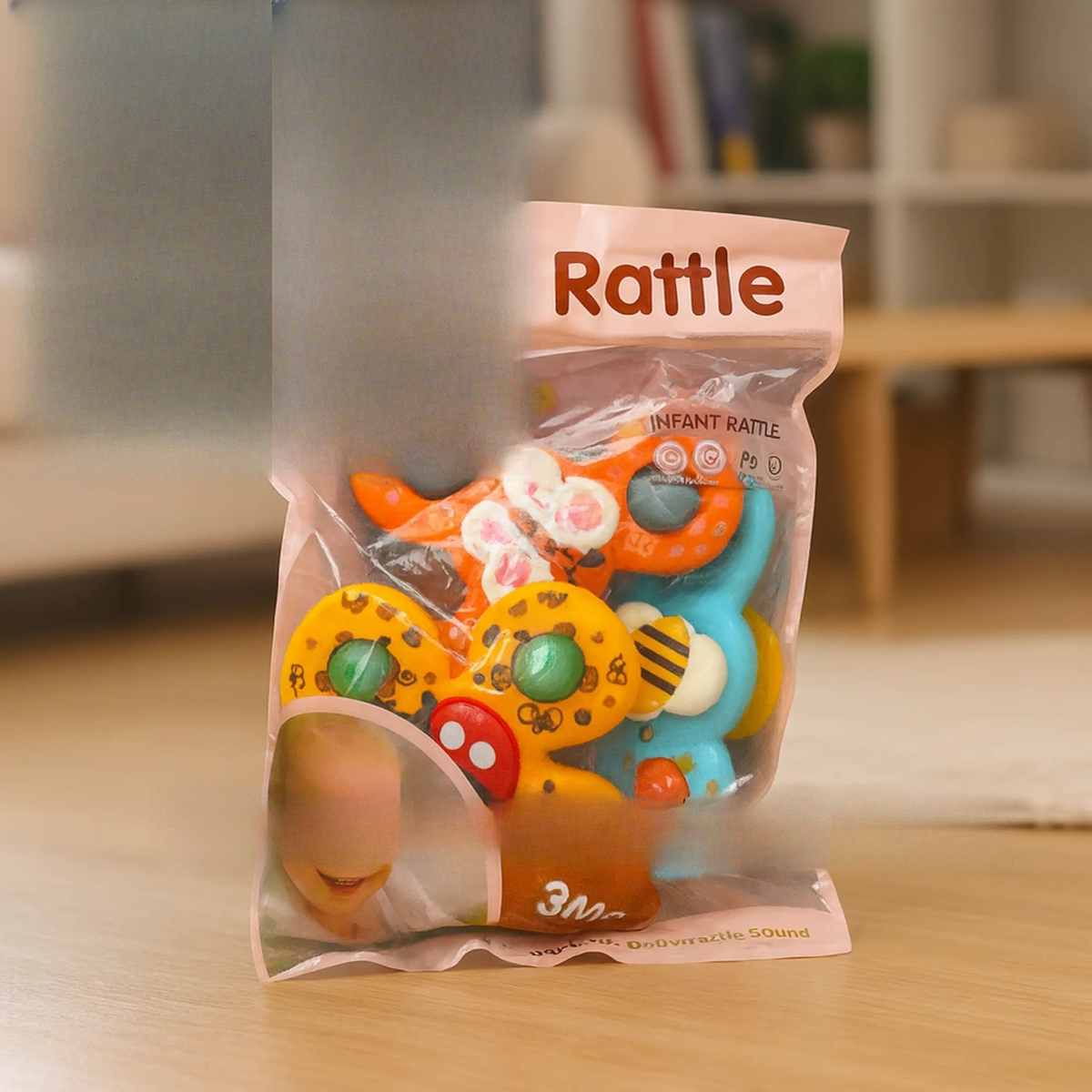 Vibrant Baby Rattle Spinner Toy for Infants & Toddlers ToysWalaPK