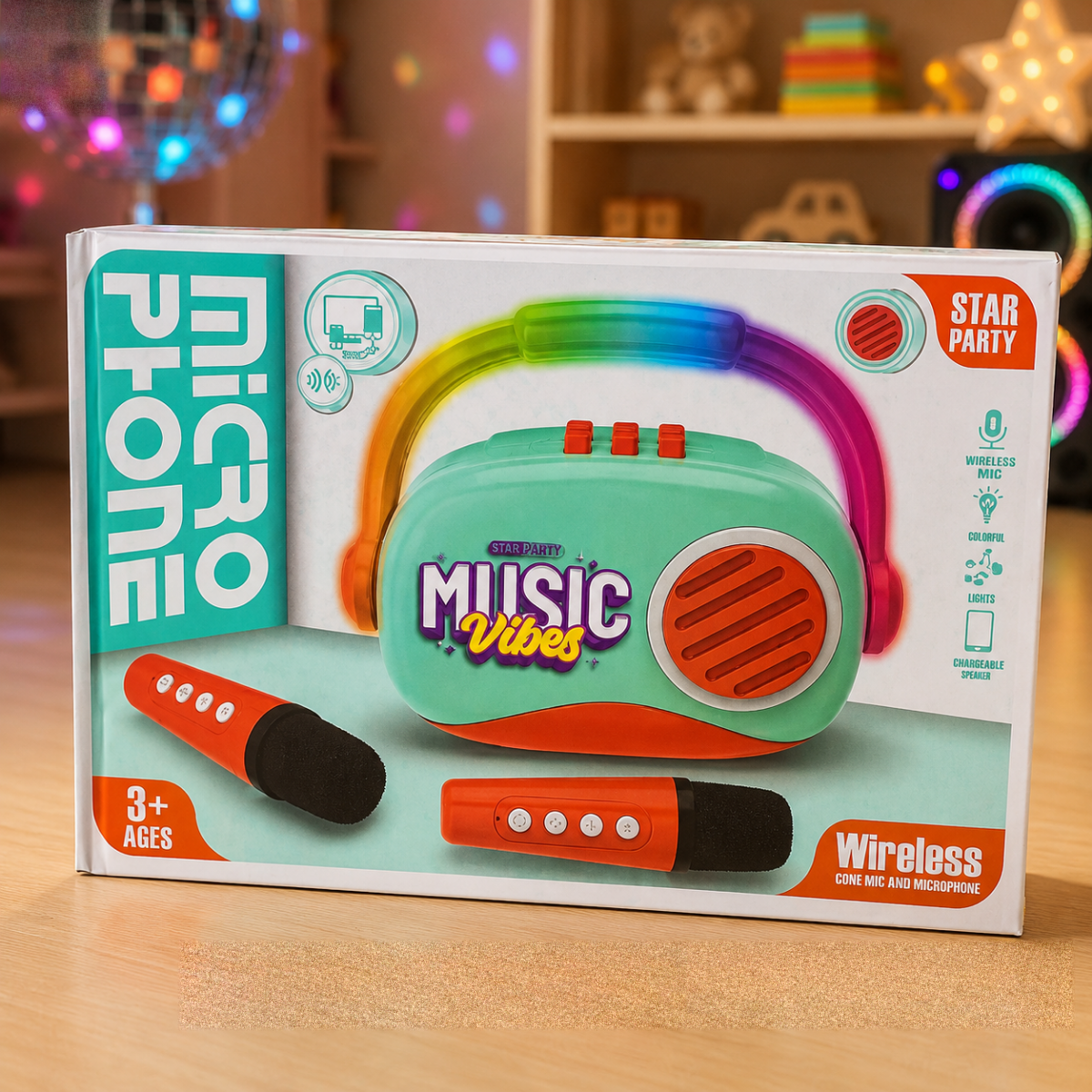 Kids_music_speaker_with_rainbow_light_handle