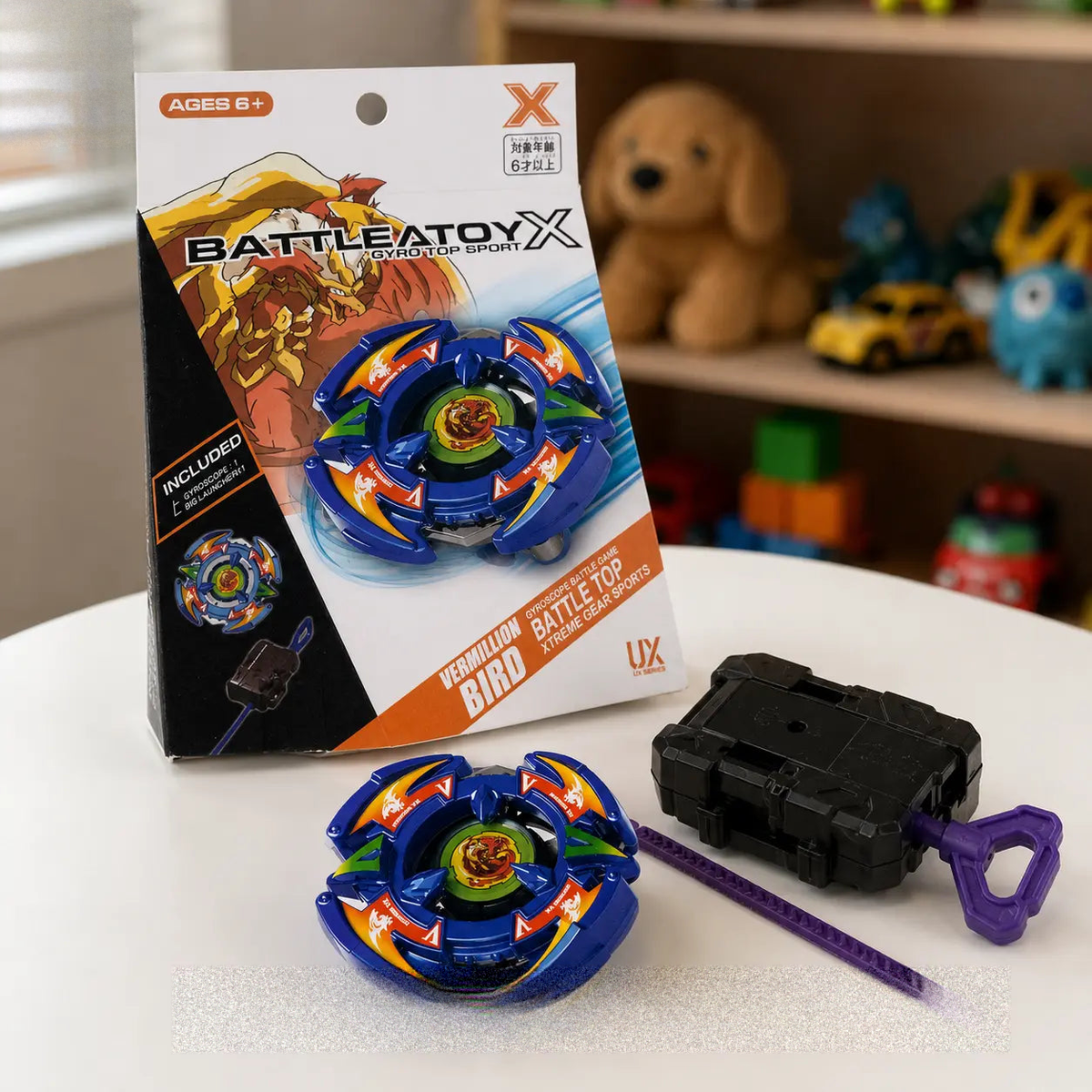 Durable spinning battle top for competitive play